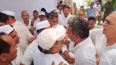 चरखी दादरी: च.दादरी में प्रदेश अध्यक्ष के सामने कांग्रेसी भिड़े, जमकर हंगामा, राव नरेंद्र ने कहा- ऐसे नेताओं की जरूरत नहीं