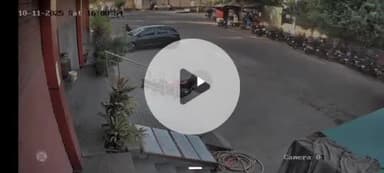 लाडपुरा: श्रीनाथपुरम स्टेडियम के निकट कार ने मोटरसाइकिल को मारी टक्कर, सीसीटीवी फुटेज सोशल मीडिया पर वायरल, पुलिस जांच में जुटी