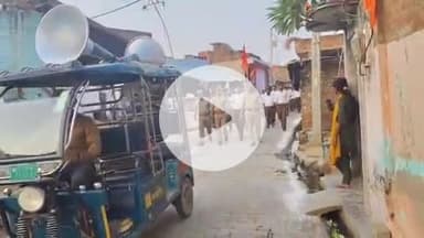 12 अक्टूबर को राष्ट्रीय स्वयंसेवक ने शताब्दी वर्ष के उपलक्ष्य में अजीतमल तहसील के नगर atsu में पथ संचलन निकाला @rss