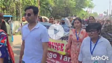 मुंगेर: आर.एस. कॉलेज तारापुर के छात्रों ने विधानसभा चुनाव के लिए निकाली मतदाता जागरूकता रैली