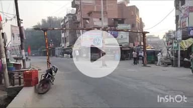 औरैया: दिबियापुर कस्बा के सहायल तिराहे पर लगा हाइट गेज, बड़े और भारी वाहनों का प्रवेश हुआ बंद