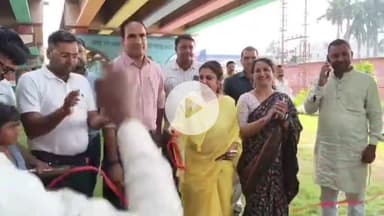 धौलपुर: गुलाब बाग चौराहे पर मां के नाम पर बनाई गई वाटिका