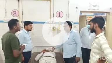 धौलपुर: सड़क हादसे में एक व्यक्ति घायल, सैंपऊ से धौलपुर किया गया रैफर