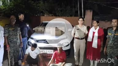 करपी: पूरैनिया गांव के पास टाटा पंच गाड़ी से 36 लीटर विदेशी शराब बरामद, दो गिरफ्तार