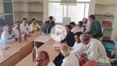 सरदारपुर: सरदारपुर में किसानों की समस्याओं के समाधान के लिए तहसीलदार की मौजूदगी में किसान संगठनों की बैठक हुई