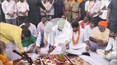 करनैलगंज: कूरी बरगदी में राजकीय इंटर कॉलेज का शिलान्यास पूर्व सांसद बृजभूषण शरण सिंह ने किया