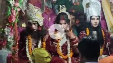 फरेंदा: बृजमनगंज में भरत मिलाप के साथ रामलीला का भव्य समापन हुआ