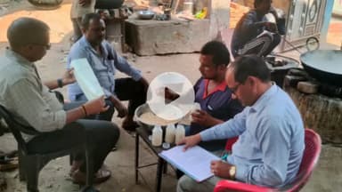 भुसावर: भुसावर में शुद्ध आहार मिलावट पर वार अभियान के अंतर्गत कार्रवाई, मिठाई की दुकान पर की गई जांच