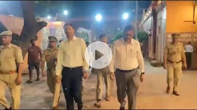 मथुरा: आगामी त्योहार को लेकर डीएम और SSP ने शहर का किया निरीक्षण, श्री कृष्ण जन्म स्थान में बढ़ाई गई सुरक्षा