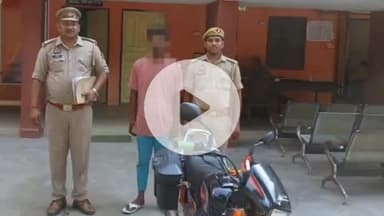 कप्तानगंज: कप्तानगंज पुलिस ने चोरी की बाइक के साथ आरोपी को किया गिरफ्तार, विधिक कार्रवाई कर भेजा जेल