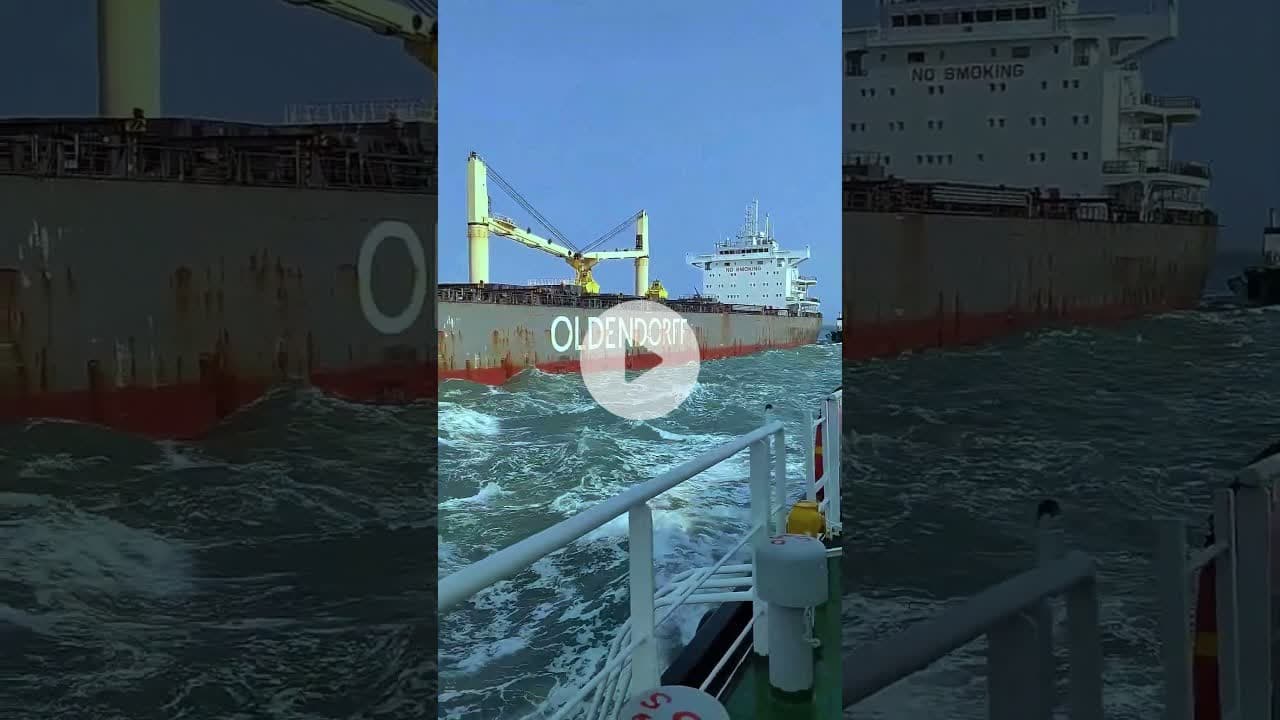 Biggest bulk carrier ship running open sea view || Voice of Sea || #shortvideo #ship #shiplovers