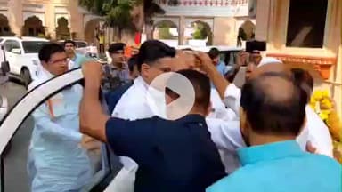 लाडपुरा: पूर्व उप मुख्यमंत्री पायलट और विपक्ष के नेता टीकाराम जुली ने कोटा सर्किट हाउस पहुँचकर अंता उपचुनाव जीतने का किया दावा