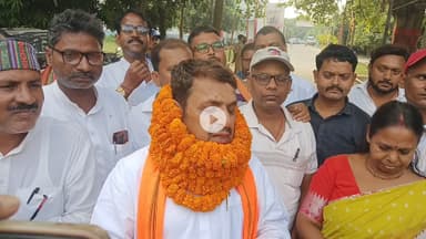 जनता के लिए संदेश नॉमिनेशन के बाद माननीय निरंजन कुमार मेहता जी का