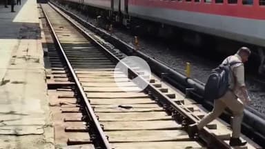 देहरादून: रेलवे स्टेशन देहरादून पर यात्री अपनी जान को खतरे में डाल रहे हैं, सुरक्षा इंतजाम नाकाफी