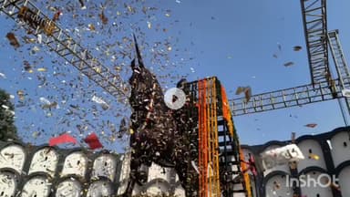 भीलवाड़ा: पांसल चौराहे पर स्थित महाराणा प्रताप की अष्टधातु निर्मित प्रतिमा का हुआ अनावरण