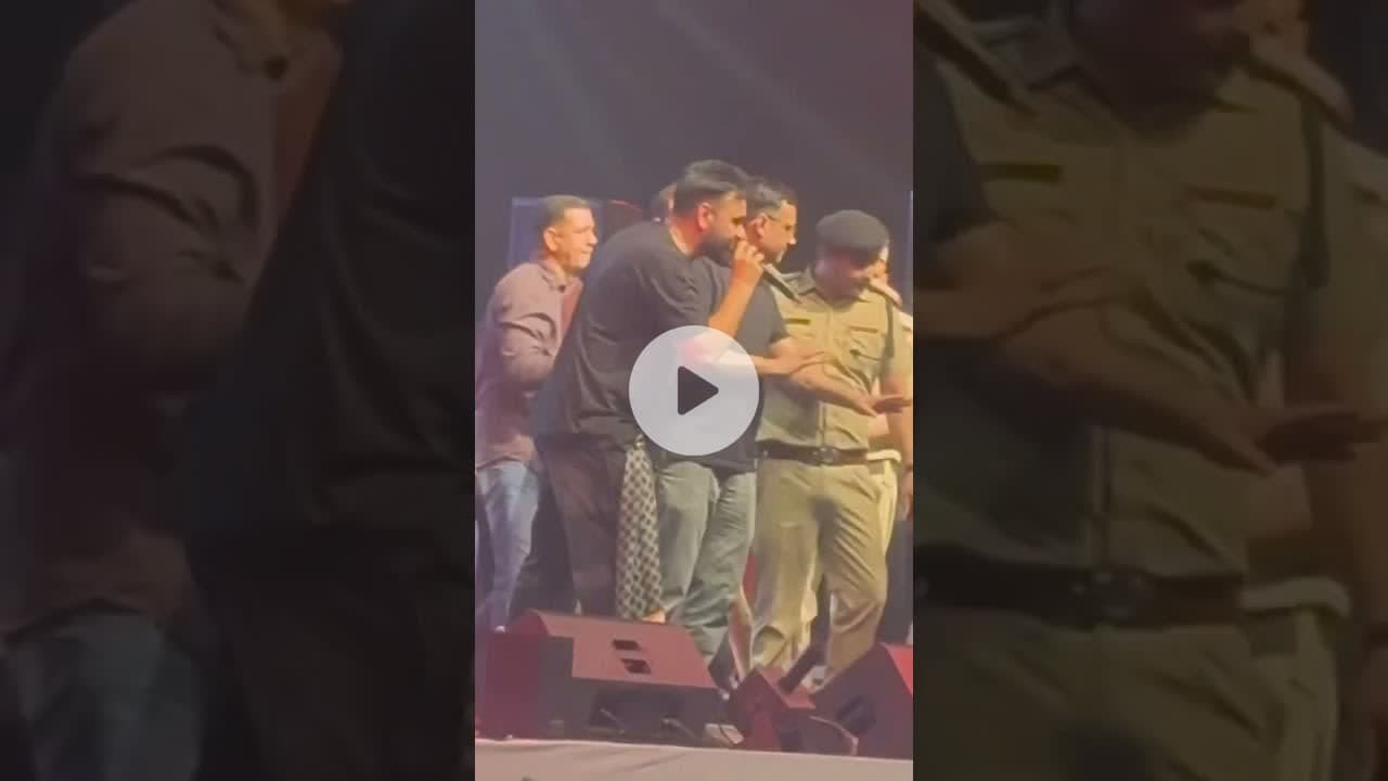 अचानक स्टेज छोड़कर भागते हुए निकले पंजाबी गायक बब्बू मान! क्या रहे कारण?  #kaithalcity #babbumaanlive