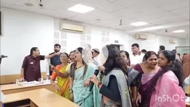 दुर्ग: भिलाई नगर निगम में सामान्य सभा के दौरान कांग्रेस और भाजपा के पार्षदों के बीच हंगामा हुआ