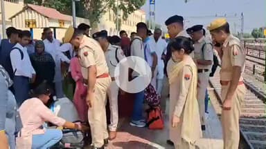 चूरू: दीपावली पर्व के मद्देनजर चूरू रेलवे स्टेशन पर सुरक्षा चेकिंग अभियान चलाया गया, यात्रियों को जागरूक भी किया गया