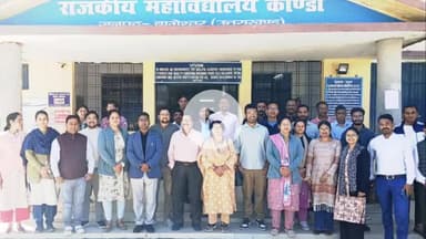 कांडा: राजकीय महाविद्यालय काण्डा में उच्च शिक्षा निदेशक डॉ. वी. एन. खाली ने किया औचक निरीक्षण