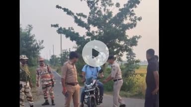 नगर नौसा: विधानसभा चुनाव को लेकर नगरनौसा बाजार में सघन वाहन चेकिंग अभियान चलाया गया