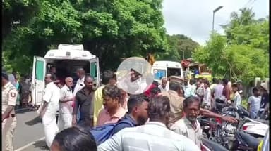 திருவிடைமருதூர்: அரசு பஸ் லாரி நேருக்கு நேர் மோதல்... 35 பேர் காயம் : திருவிடைமருதூர் அருகே பயங்கர விபத்து