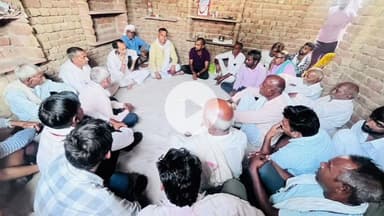 भुसावर: सांसद भजनलाल जाटव ने गांव नगला चतरसाल में एसएमएस हादसे में मौत का शिकार हुई महिला को दी श्रद्धांजलि