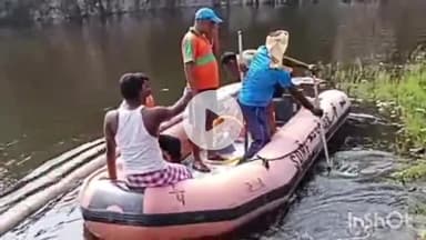 मुंगेर: बाकरपुर: पहाड़ से गिरा युवक, एसडीआरएफ और गोताखोरों द्वारा खोजबीन जारी