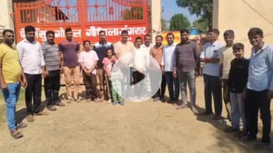 गंगरार: भाटखेड़ा में गायों को लापसी खिलाकर मनाया गया जन्मदिन और धनतेरस उत्सव