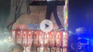 महू मानपुर क्षेत्र में बजरंग दल ने गोवंश से भरा ट्रक पकड़ा