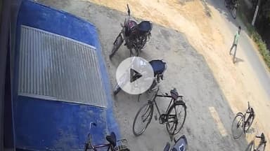 मड़ियाहू: परियत गांव में लाइब्रेरी के बाहर से साइकिल चोरी, CCTV कैमरे में कैद हुई चोरी की वारदात