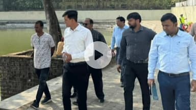 नामकुम: छठ पर्व को लेकर रांची नगर निगम के प्रशासक ने जेल तालाब और चडरी तालाब का किया निरीक्षण