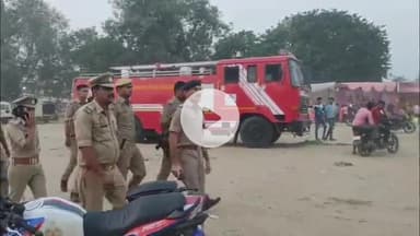 प्रतापगढ़: रामलीला ग्राउंड पहुंचे आईपीएस प्रशांत राज हुड्डा, किया पटाखा दुकानों का निरीक्षण