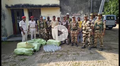 नबीनगर: बरियांवां धनर बिगहा से 650 बोतल देशी टनाका शराब बरामद, तस्कर फरार