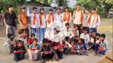 गंगरार: एबीवीपी गंगरार नगर ने गंगरार क्षेत्र में झुग्गी-झोपड़ियों में मनाई सार्थक दीपावली