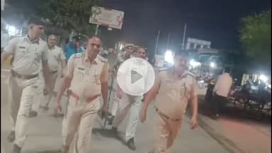 भुसावर: कस्बा भुसावर में दीपावली पर्व को लेकर पुलिस प्रशासन सतर्क, गश्त करती नजर आई पुलिस