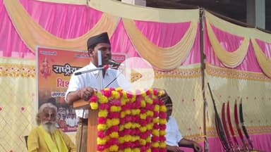 कालापीपल: ग्राम निपानिया देव में राष्ट्रीय स्वयंसेवक संघ का पथ संचलन, ग्रामीणों ने पुष्प वर्षा से किया स्वागत