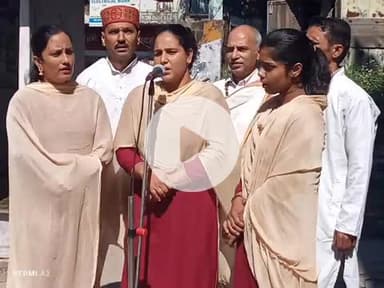 नमहोल: स्वारघाट व सवाहण पंचायत में फोक मीडिया के माध्यम से लोगों को आपदा के बारे में किया गया जागरूक