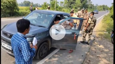 नगर नौसा: नगरनौसा थाना के पास दीपावली, छठ पूजा और विधानसभा चुनाव के लिए विशेष वाहन जांच अभियान