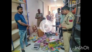 सरदारपुर: राजगढ़ में अवैध पटाखा दुकान पर पुलिस की कार्रवाई, ₹65 हजार के पटाखे जब्त, मामला दर्ज