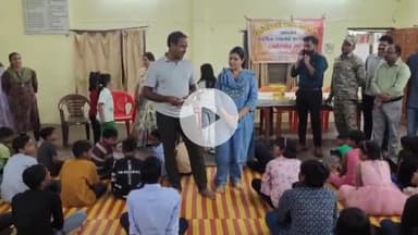 सागर नगर: कलेक्टर ने संजीवनी बाल आश्रम में बच्चों संग मनाई छोटी दिवाली, मिठाई और उपहार दिए