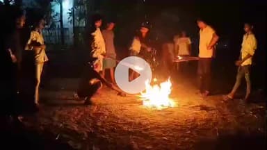 मधेपुरा: मधेपुरा में दीपावली पर लोगों ने पारंपरिक हुक्कापाती जलाकर हर्षोल्लास के साथ मनाया पर्व