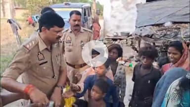 मिर्ज़ापुर: विंध्याचल थाना प्रभारी ने दीपावली के शुभ अवसर पर मुसहर बस्ती के गरीब बच्चों को मिठाई वितरण कर मनाई दिवाली