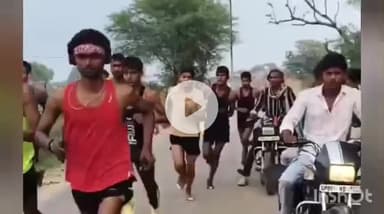 खेरागढ़: महमदगढ़ गांव में 1600 मीटर की दौड़ प्रतियोगिता का आयोजन हुआ