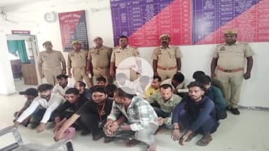 मड़ियाहू: मियाचक मेले में मारपीट कर शांति व्यवस्था भंग करने के आरोप में 18 अभियुक्तों को किया गया गिरफ्तार