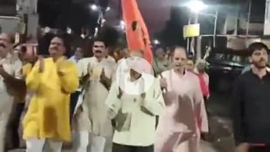 बीना: कच्चा रोड स्थित जागेश्वरी मंदिर से निकाली गई प्रभात फेरी, महाआरती का हुआ आयोजन