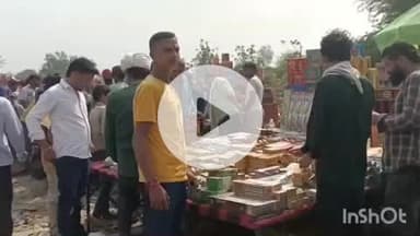 बिधूना: कस्बा के बेला रोड पर दीपावली पर आतिशबाजी की जमकर हो रही खरीदारी, भारी संख्या में दिखे लोग