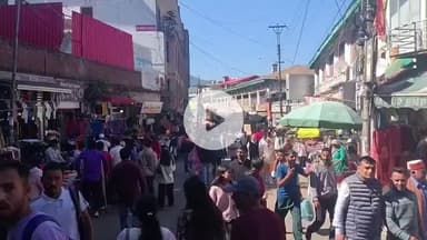 सोलन: दीपावली के दिन सोलन शहर में उमड़ी लोगों की भारी भीड़