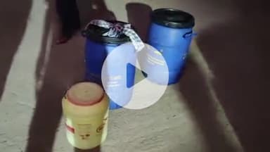 झाझा: गुडियारा गांव में छापेमारी के दौरान एक क्विंटल देशी शराब के साथ तस्कर किया गया गिरफ्तार