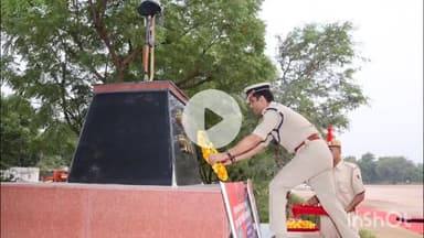 चूरू: चूरू में पुलिस ने सहीद दिवस पर परेड का आयोजन किया, रक्तदान शिविर भी हुआ