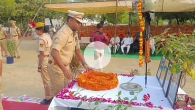 भीलवाड़ा: रिजर्व पुलिस लाईन में पुलिस शहीद दिवस का आयोजन, शहीदों के नाम पर वृक्षारोपण व रक्तदान शिविर का आयोजन